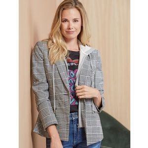Jamison Blazer with zip off sweatshirt hood, never worn! Tags attached!